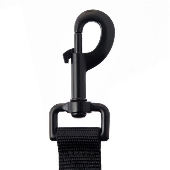 Padded Anti-Shock Dog Leash, Black, Large, 6' - Picture 3 of 5